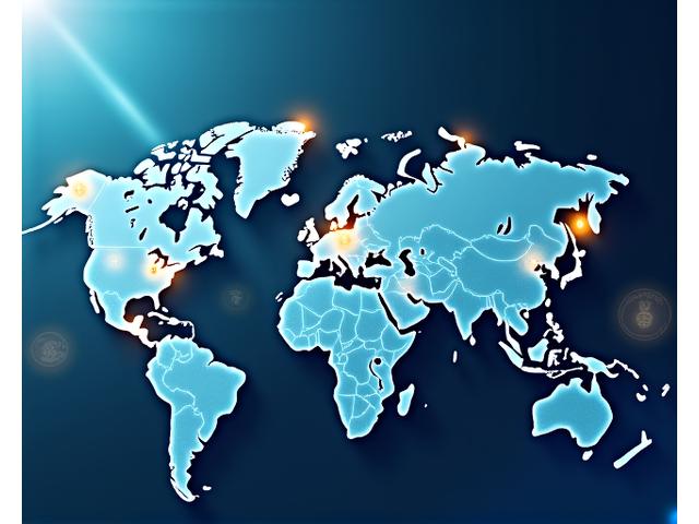 خريطة عالمية تظهر خطوط ربط بين الكويت وعدة دول، مع أيقونات عملات تطفو حولها، تعكس انتشار المدفوعات متعددة العملات