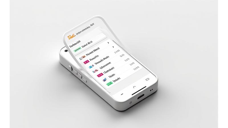 تمثيل بياني لخطوات إعداد الدفع المتكرر في تطبيق Ooredoo Pay، مع مؤشرات تقدم ورسائل إرشادية.